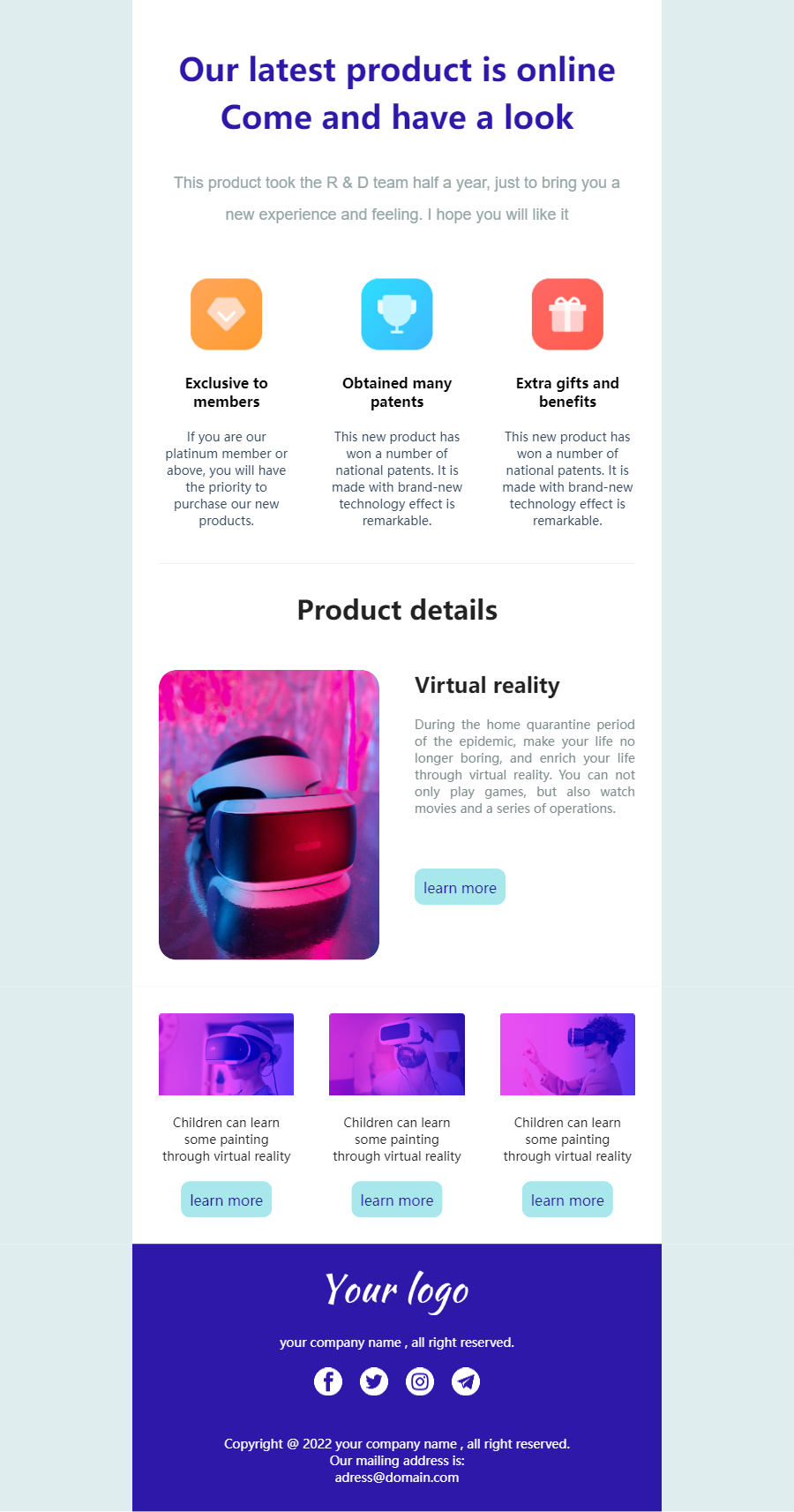 Announcement Email Template