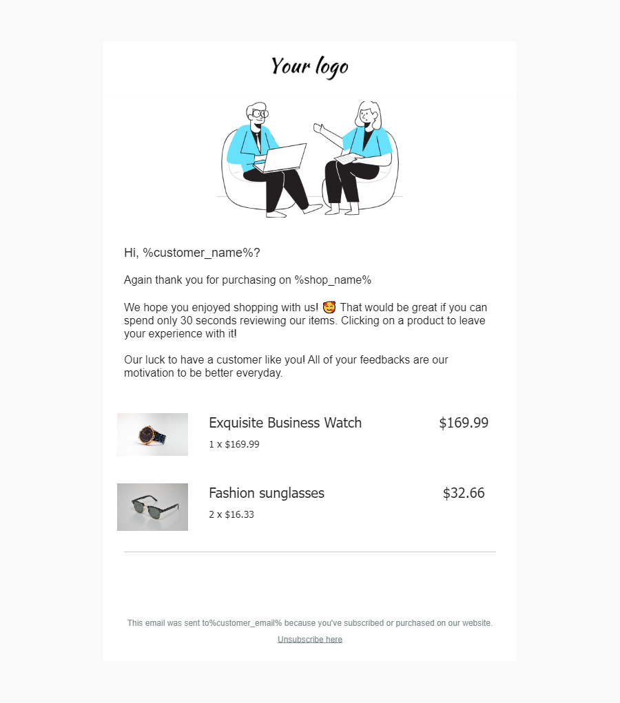 Correo electrónico de atención al cliente